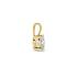 Hanger, 14krt.goud met Lab grown Diamant 0.25ct (lengte: 8,5 mm.) - 24836
