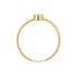 Jackie Ring,14krt.goud "Kirstenbosch Smoky Quartz Ring" 2,5mm.(maat 54) - 24843