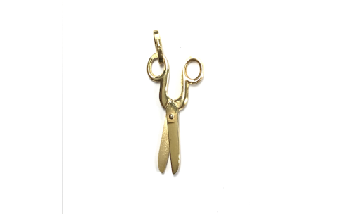 HC Hanger, 14krt.goud schaar (20mm.) - 5199