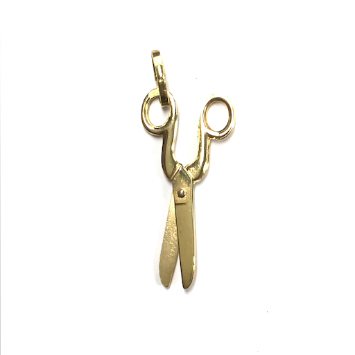 Hanger, 14krt.goud schaar (20mm.) - 5199