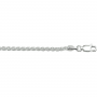 Collier, zilver gerhodineerd palmier 2,4mm. (lengte: 45cm.) - 9496