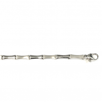 Armband, zilver gerhodineerd (lengte: 19cm.) - 9515 Armband, zilver gerhodineerd (lengte: 19cm.) - 9515