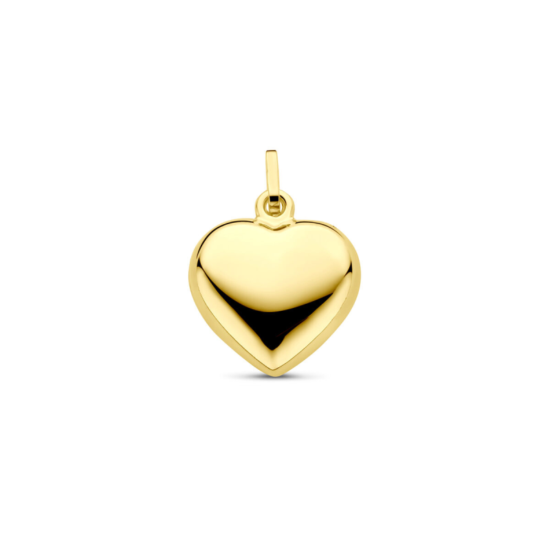 Hanger, 14krt.goud hart (13mm.) - 9534