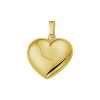 Hanger, 14krt.goud hart (16mm.) - 9535