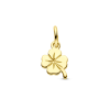 Hanger, 14krt.goud klaver (6mm.) - 5201