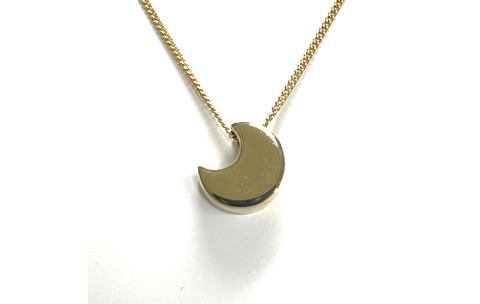 Hanger, 14krt.goud maan (excl.collier) - 1309