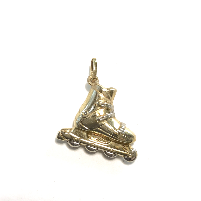 Hanger, 14krt.goud skeeler (20mm.) - 1270