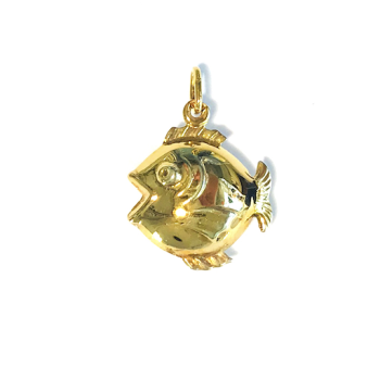 Hanger, 14krt.goud: vis (15mm.) - 1143 Hanger, 14krt.goud: vis (15mm.) - 1143
