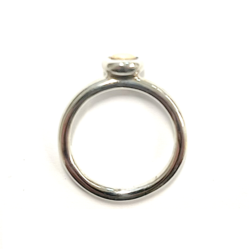 Pandora Ring, 925zilver met gouden hartje (maat 51) - 7992