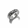 Pandora Ring, 25zilver met hartjes (maat 18) - 7993