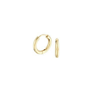 Oorringen, 14krt.goud (15x2,5mm.) - 8231