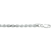Armband, zilver koord 3,2mm. (lengte: 19cm.) - 8742