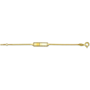 Graveerarmband, 14krt. goud (verstelbaar: 9-11cm.baby) - 8902