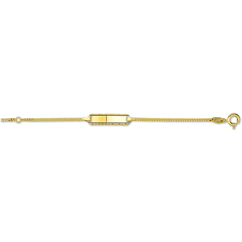 Graveerarmband, 14krt. goud (verstelbaar: 9-11cm.baby) - 8902
