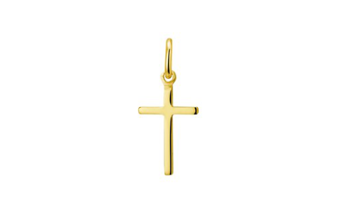 HC Hanger, 14krt.goud Kruisje (9x13mm.) - 9079