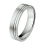 Amorio Ring, edelstaal breedte 5,5mm. (maat 19) - 9110