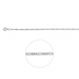 Collier, zilver figaroschakel 2,2mm. lengte: 45cm.) - 9642