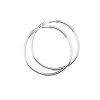 Oorringen, zilver (34x2mm.) - 9832