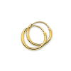 Oorringen,14krt.goud (13x1,3mm.) PRIJS PER STUK! - 10246