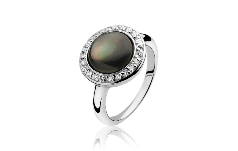 Zinzi Ring, Model ZIR948Z (maat56) diameter cirkel: 15mm. - 10519