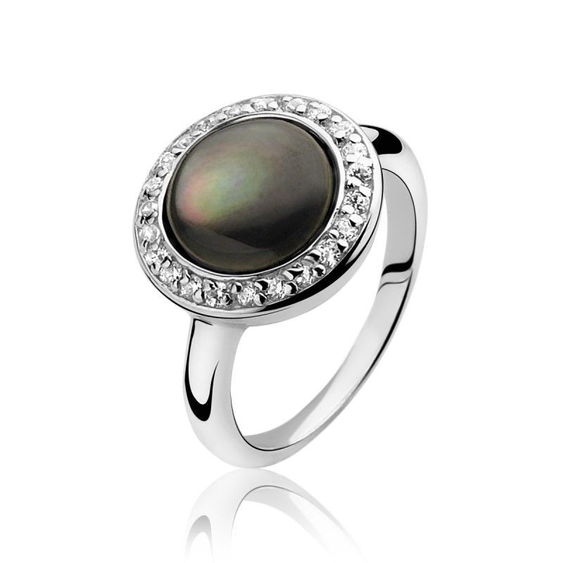 Zinzi Ring, Model ZIR948Z (maat56) diameter cirkel: 15mm. - 10519