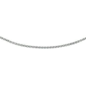 Collier, zilver palmierschakel 1,6mm. (lengte: 45cm.) - 10598 Collier, zilver palmierschakel 1,6mm. (lengte: 45cm.) - 10598