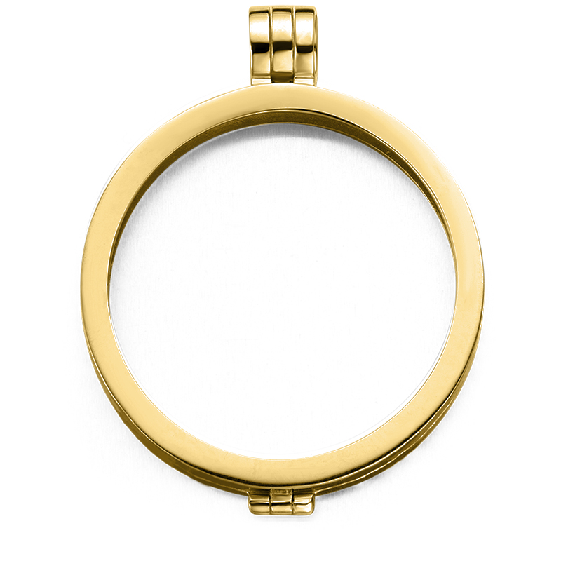 MY iMenso *Medallion Grande* model 33-0074 geel verguld - 10623 MY iMenso *Medallion Grande* model 33-0074 geel verguld - 10623