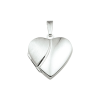 medaillon hart mat/glans - 10701