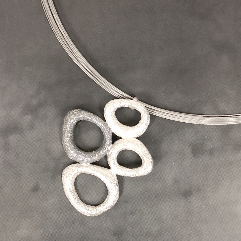 Jeh Jewels Hanger, model 18455 zilver/oxie excl. collier (lengte: 5cm.) - 10712 Jeh Jewels Hanger, model 18455 zilver/oxie excl. collier (lengte: 5cm.) - 10712