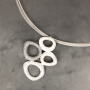 Jeh Jewels Hanger, model 18455 zilver/oxie excl. collier (lengte: 5cm.) - 10712