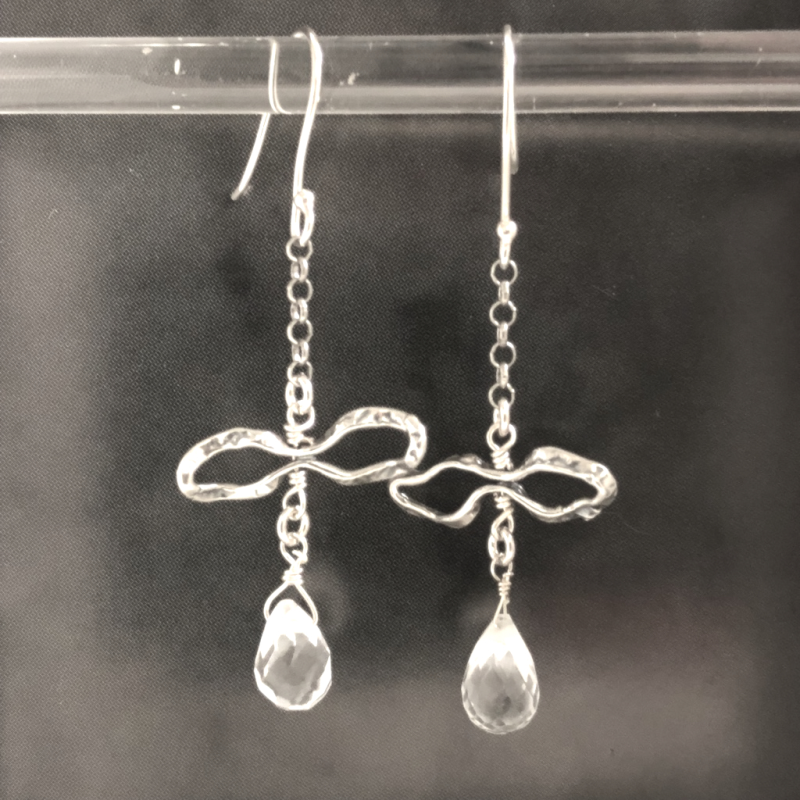 Jeh Jewels Oorhangers, model 17676 zilver bergkristal - 10852