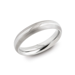Boccia Ring, titanium model 0131-01 breedte: 5mm. (maat 63) - 10879