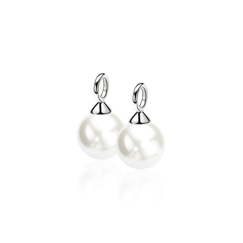 Zinzi Oorbedels, model ZICH266W (10mm.) - 11218 Zinzi Oorbedels, model ZICH266W (10mm.) - 11218