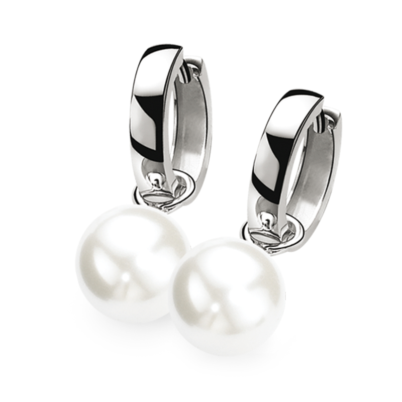 Zinzi Oorbedels, model ZICH266W (10mm.) - 11218 Zinzi Oorbedels, model ZICH266W (10mm.) - 11218