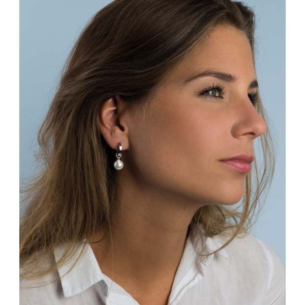 Zinzi Oorbedels, model ZICH266W (10mm.) - 11218 Zinzi Oorbedels, model ZICH266W (10mm.) - 11218