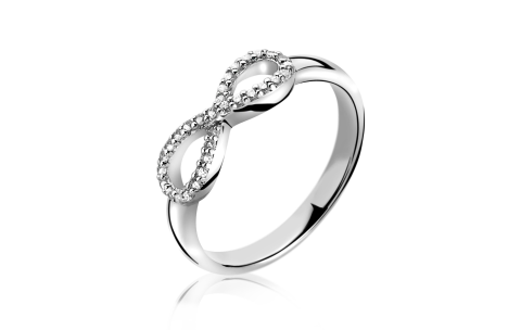 Zinzi Ring , model ZIR1065Z (maat 54) infinity - 11610