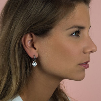 Zinzi Oorbedels, model ZICH186W (11mm.) - 11841