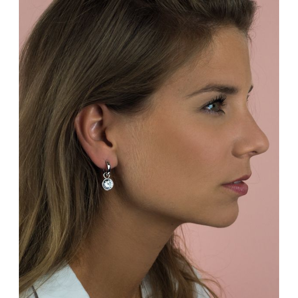 Zinzi Oorbedels, model ZICH186W (11mm.) - 11841 Zinzi Oorbedels, model ZICH186W (11mm.) - 11841
