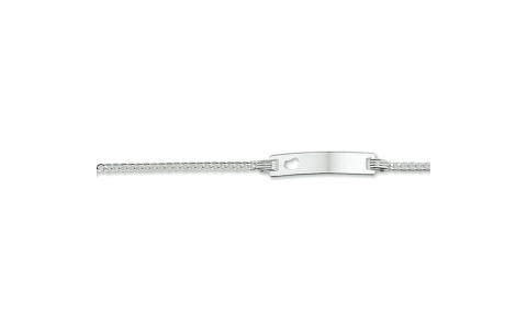 Graveerarmband zilver (lengte: 9-11cm.) - 12026