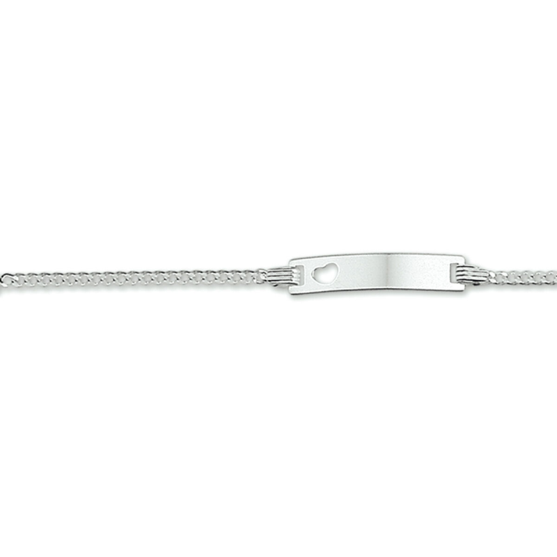 Graveerarmband zilver (lengte: 9-11cm.) - 12026