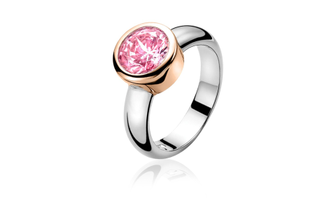 Zinzi Ring, model ZIR050RR (maat 56) steen: 10mm. - 12119