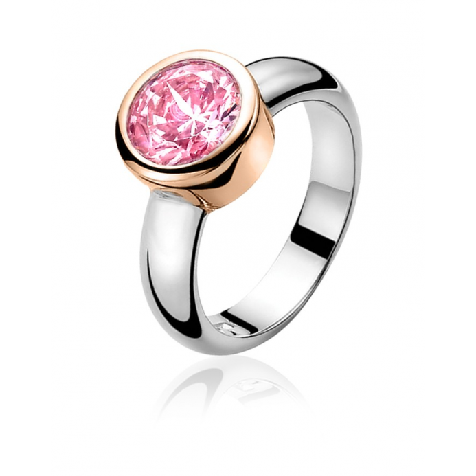 Zinzi Ring, model ZIR050RR (maat 56) steen: 10mm. - 12119