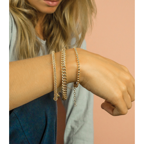 Zinzi Armband, model ZIA1057G (lengte: 19cm.) - 12163 Zinzi Armband, model ZIA1057G (lengte: 19cm.) - 12163