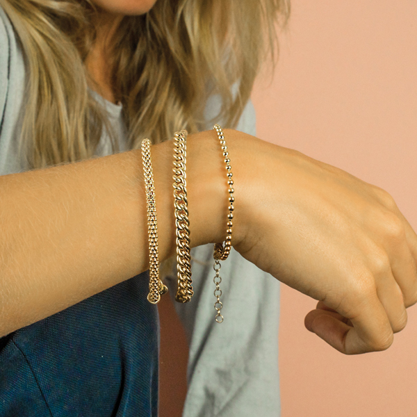 Zinzi Armband, model ZIA1057G (lengte: 19cm.) - 12163 Zinzi Armband, model ZIA1057G (lengte: 19cm.) - 12163