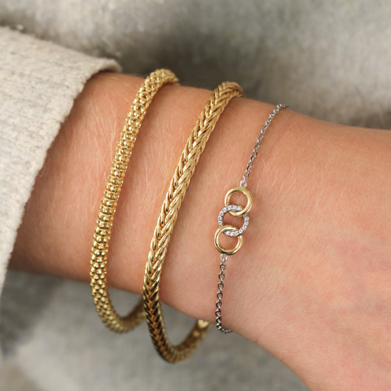 Zinzi Armband, model ZIA1057G (lengte: 19cm.) - 12163 Zinzi Armband, model ZIA1057G (lengte: 19cm.) - 12163