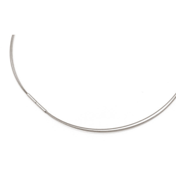 Boccia Collier, edelstaal/titanium model 0804-01 (lengte 42cm.) - 12412