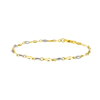 Armband, 14krt. goud (lengte: 19cm.) - 13191