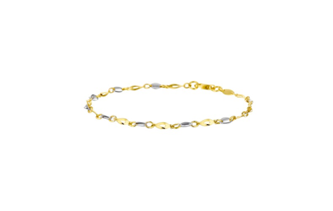 HC Armband, 14krt. goud (lengte: 19cm.) - 13191