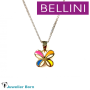 Bellini Collier, model 574.022 vlinder multi (lengte 34-38) - 13018