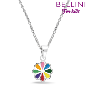 Bellini Collier, model 574.023 bloem multi (lengte 34-38) - 13019